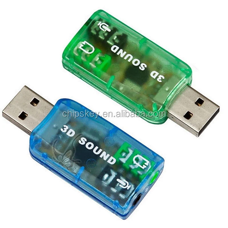 USB5.1 soundcard headphone