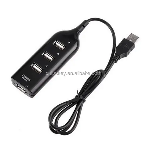 4 Hub, USB 2.0 USB Port For Laptop PC and Computer