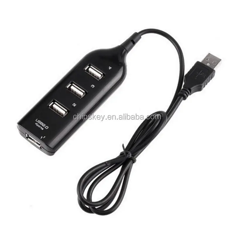 4 Hub, USB 2.0 USB Port For Laptop PC and Computer