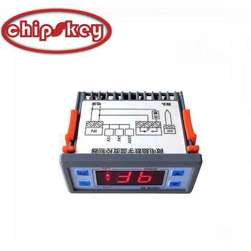 XH-W2060 embedded digital thermostat Cabinet cold cabinet cold storage thermostat Temperature Controller temperature control