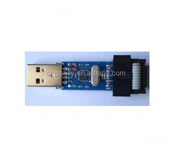 51 AVR MCU download cable USBASP burner usbisp download supports the Win7 USB download line