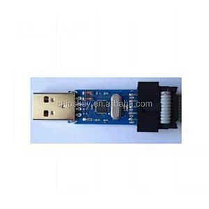 51 AVR MCU download cable USBASP burner usbisp download supports the Win7 USB download line