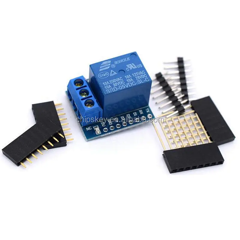 1-Way Relay Module High-level trigger for D1 mini WIFI extended board