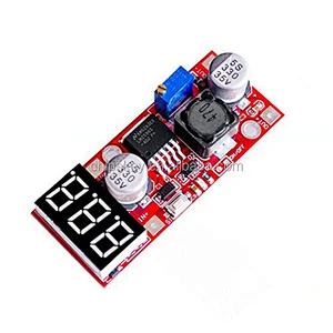 DC-DC adjustable power supply module, LM2596 voltage regulator module, with the voltmeter display