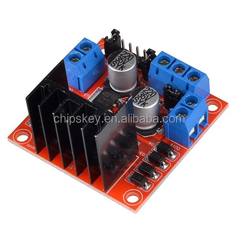 L298N Dual H-Bridge Motor Driver Module for Stepper Control Smart car Robot Power