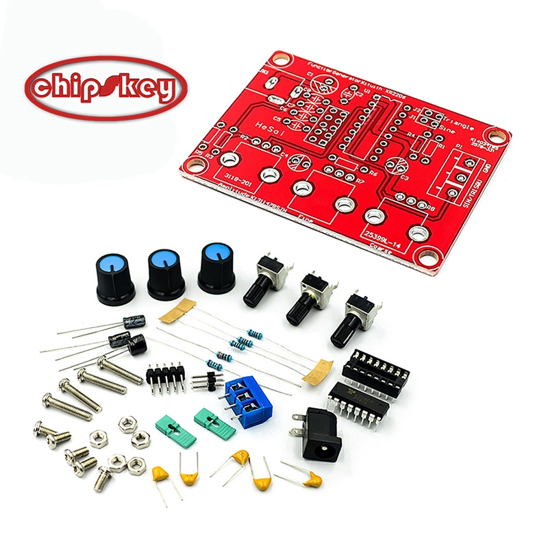 XR2206 Function Signal Generator DIY Kit Sine Square Output 1HZ-1MHZ