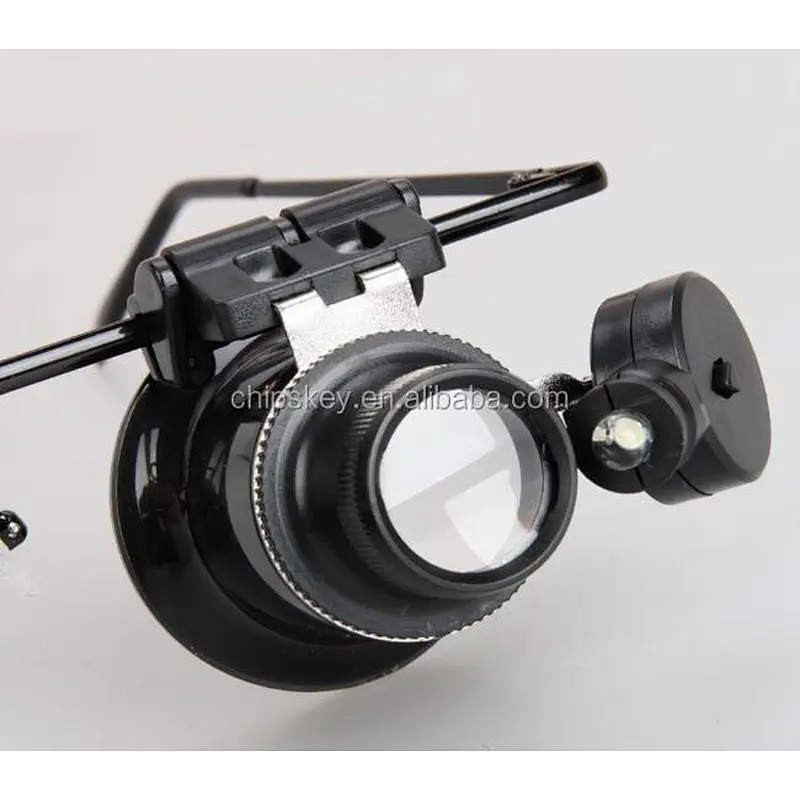 Watch Repair Magnifier Loupe 20X Glasses With LED Light