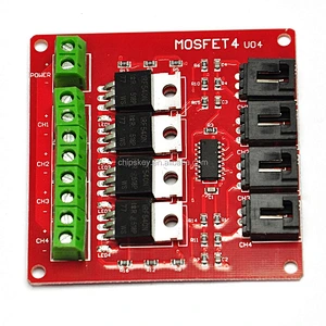 4 Route MOSFET Button IRF540 V2.0+ MOSFET Switch Module