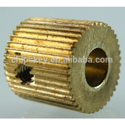 40 Tooth MK7/MK8 Brass Wire Feed Gear for 3D Printer / Extruder