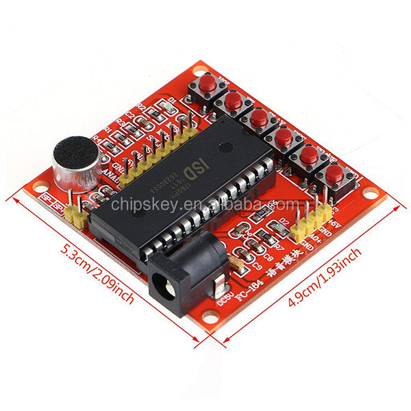 ISD1700 SERIES voice recording module, including chips, ISD1760 module