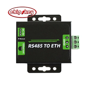 Industrial RS485 to Ethernet Converter, Dual Serial Ports, Easy-to-use, High-speed, Low-power, High-stability, Upgradable