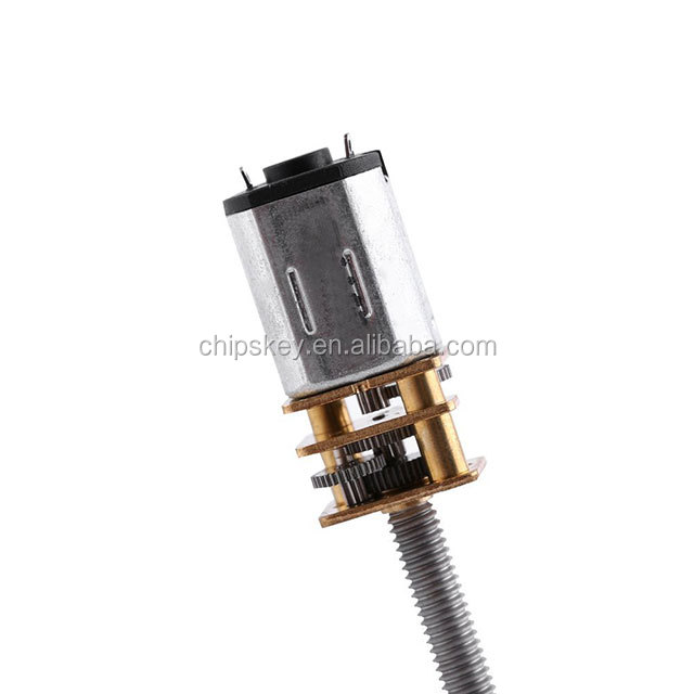 55MM full flight gear motor 3-12V N20 12GAN20-20 1 250RPM