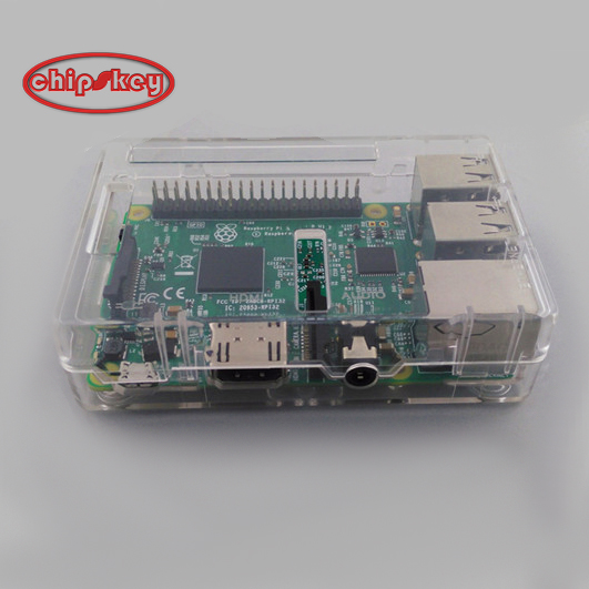 Raspberry PI 2 B+ Square Case Transparent
