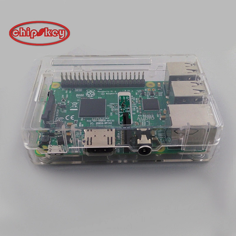 Raspberry PI 2 B+ Square Case Transparent