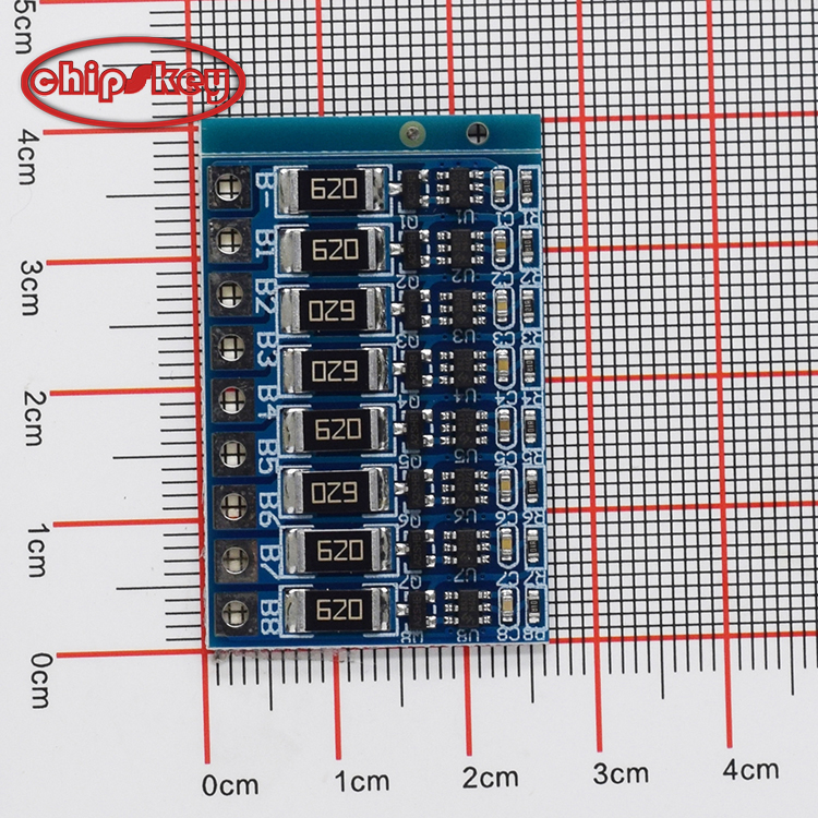 8S 29.6V-33.6V 18650 lithium battery polymer battery equalization board