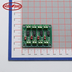 817 optocoupler 4-way voltage isolation board voltage control transfer module drive photoelectric isolation module