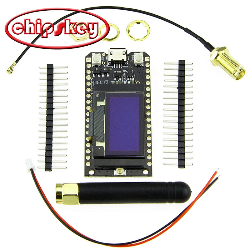 915mHz TTGO LORA32 915mHz ESP32 0.96 inch OLED blue screen Wireless WIFI with cable