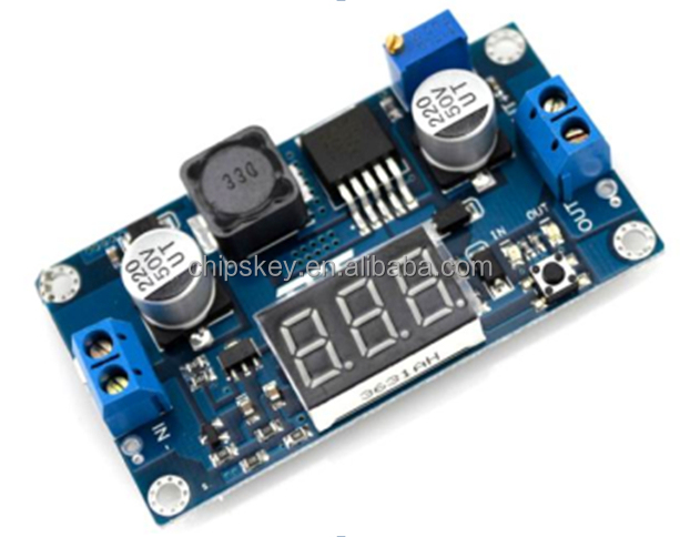 DC 4.3-32V to 5-52V XL6009 Boost Step-up Module Power Supply LED Voltmeter