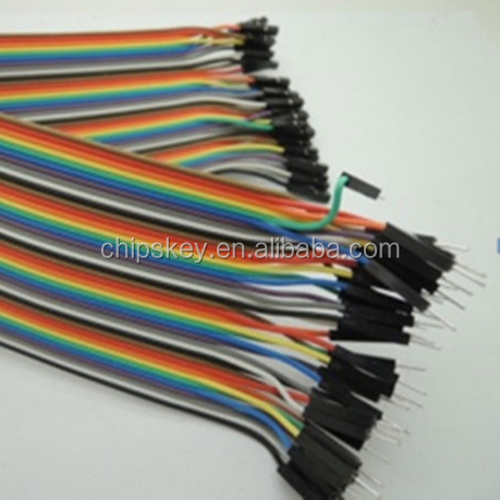 30CM Rainbow Cable 40P Male to Female