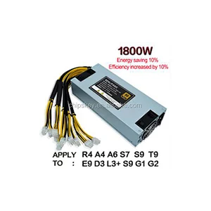 Bitmain 1800w power supply 6PIN*10 Antminer APW3++-12-1600,ETH PSU,antminer S9 S7 L3 BTC LTC DASH miner power supply
