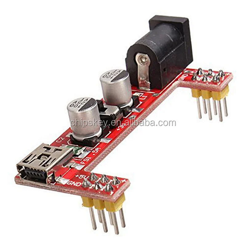 Breadboard special power module 2-way 5V/3.3V red