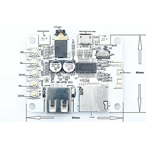 Audio Receiver Board With USB TF Card Decoding Playback Preamp Output