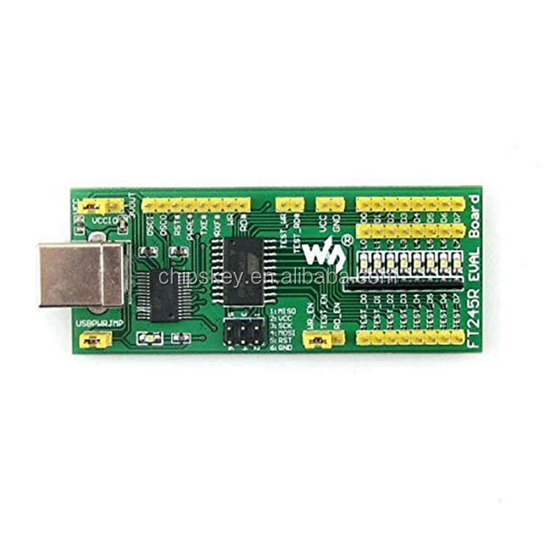 FT245 EVAL Board FT245R FT245RL USB to Parallel FIFO Evaluation Development Module Kit (Green)