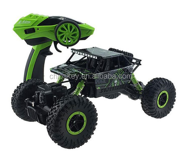 Green 10KM/H 28CM Long 2.4G Remote Control Car Four-wheel Drive Sport Utility Vehicle Climbing Car