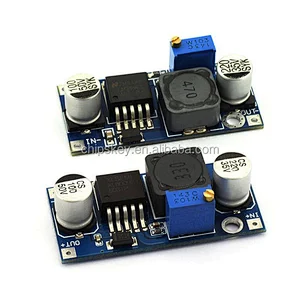 LM2596S; small DC-DC adjustable power supply; a step-down module; the positioning hole; indicating lamp