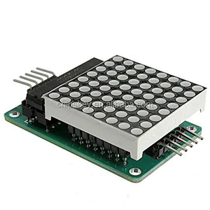 MAX7219 dot matrix control microcontroller display module