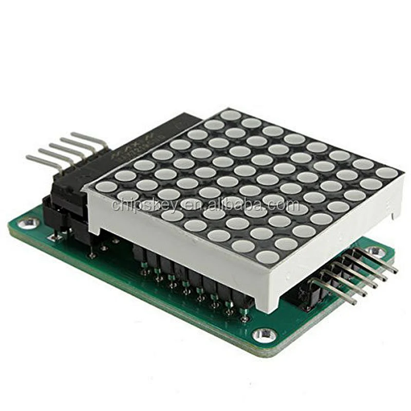 MAX7219 dot matrix control microcontroller display module