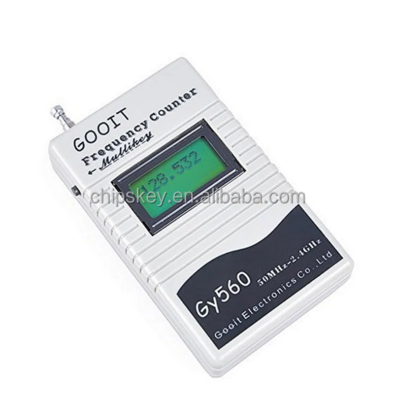 GY560 50MHz-2.4GHz Digital LCD Frequency Counter for Two-Way Radio