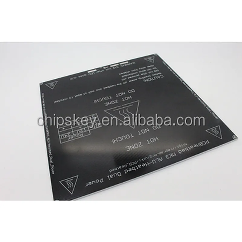 3D printer MK3 aluminum plate hot bed heating bed reprap standard 3mm