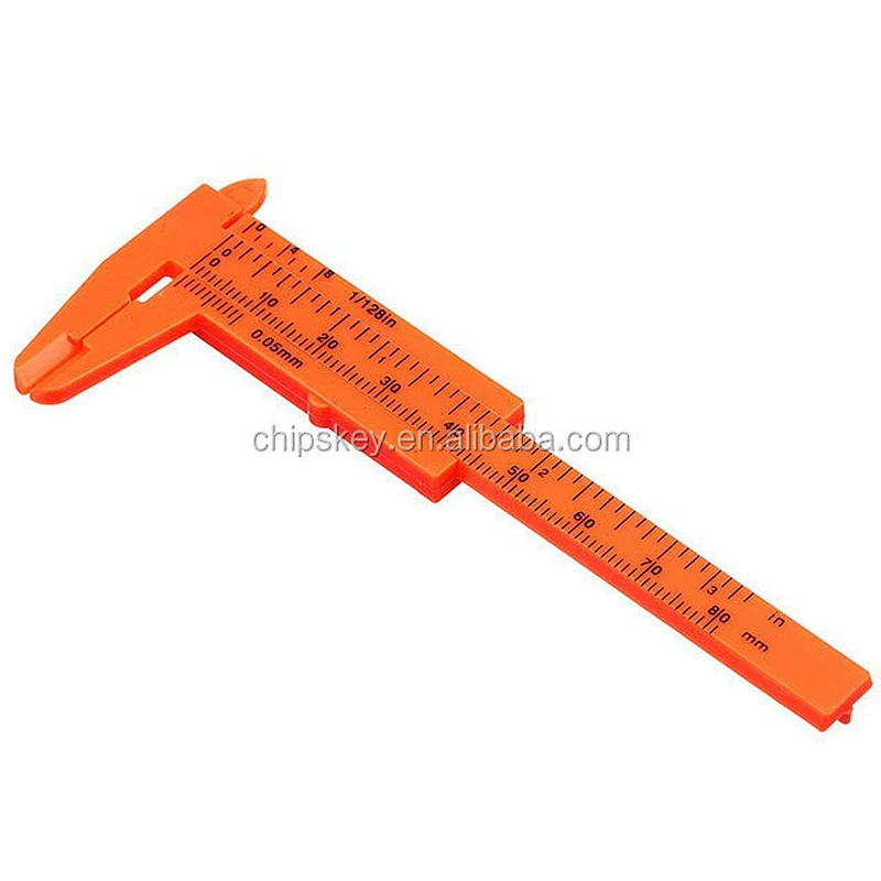 Plastic measuring tool 0-80mm vernier caliper