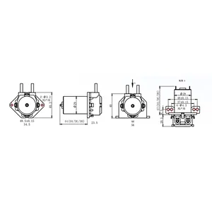 12v Dosing pump Peristaltic dosing Head For Aquarium+Lab 5000RPM