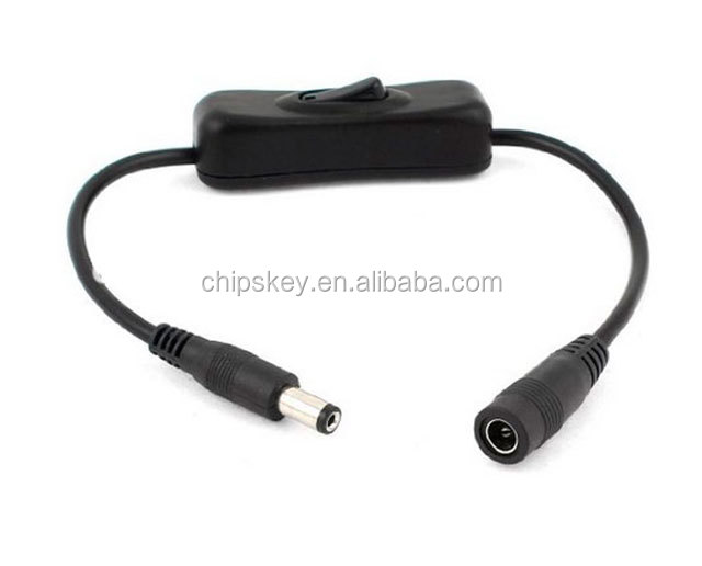 Power Cable 5.5x2.1mm with siwtch