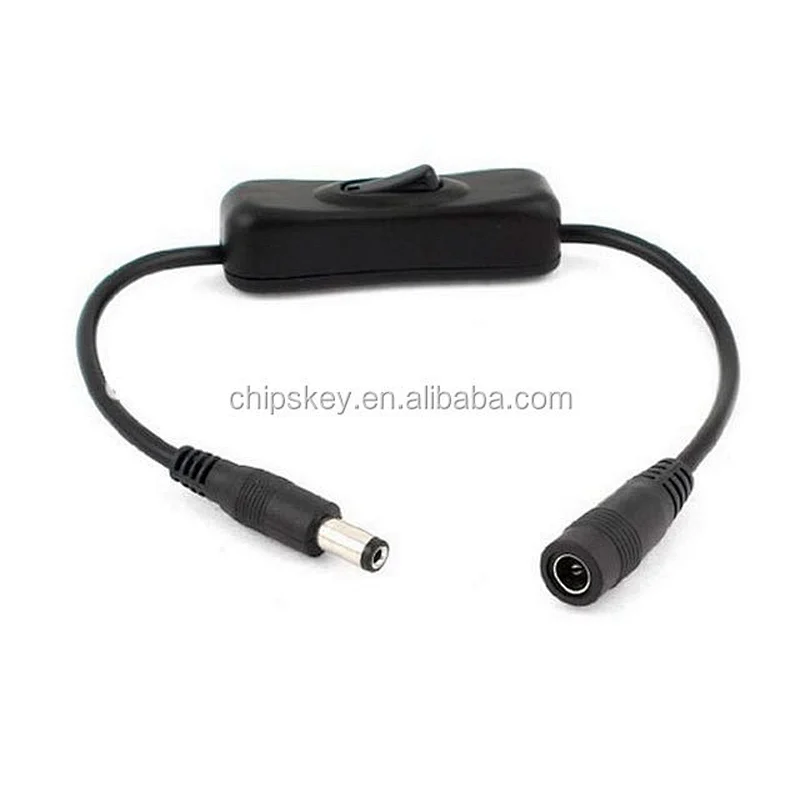 Power Cable 5.5x2.1mm with siwtch