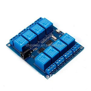 5V 10A 8 Channel Micro USB Relay Module Upper Computer