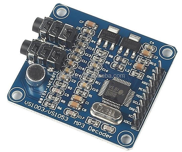 VS1003B Mp3 Decoding Module Development Board Stm32 Contains Microphone