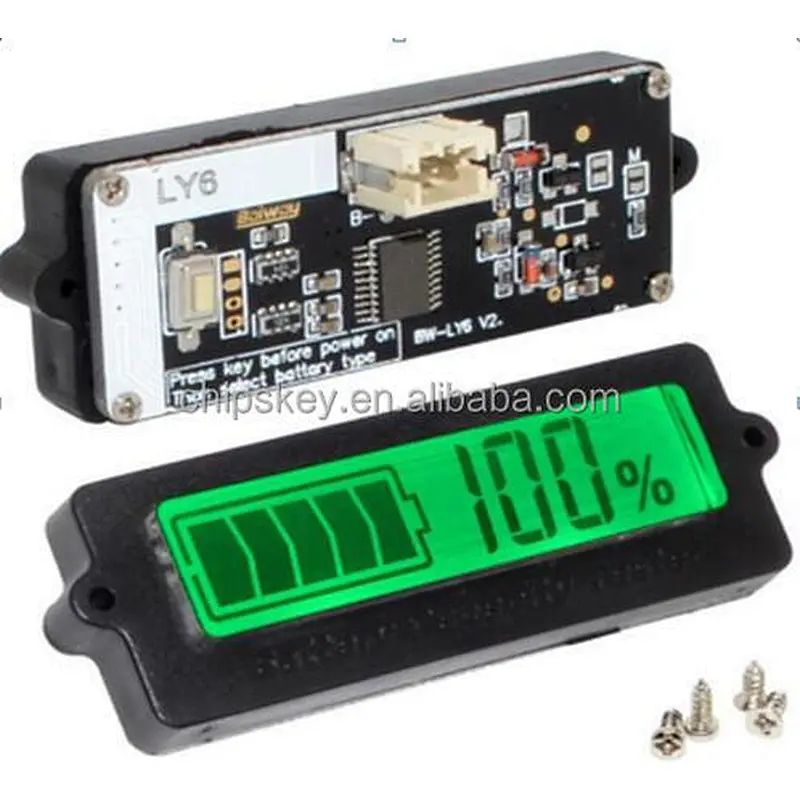 Type Built Type Built LY6 Blue / Green LCD Blue / Green LCD Digital Indicator Tester Battery Capacity Lead-Acid Battery Lithium