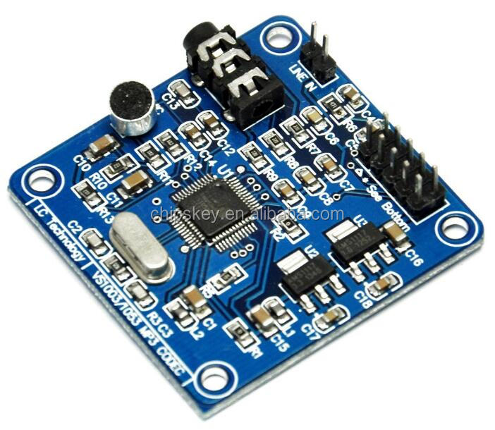 VS1053 module VS1053 MP3 module, development board (on-board recording function)