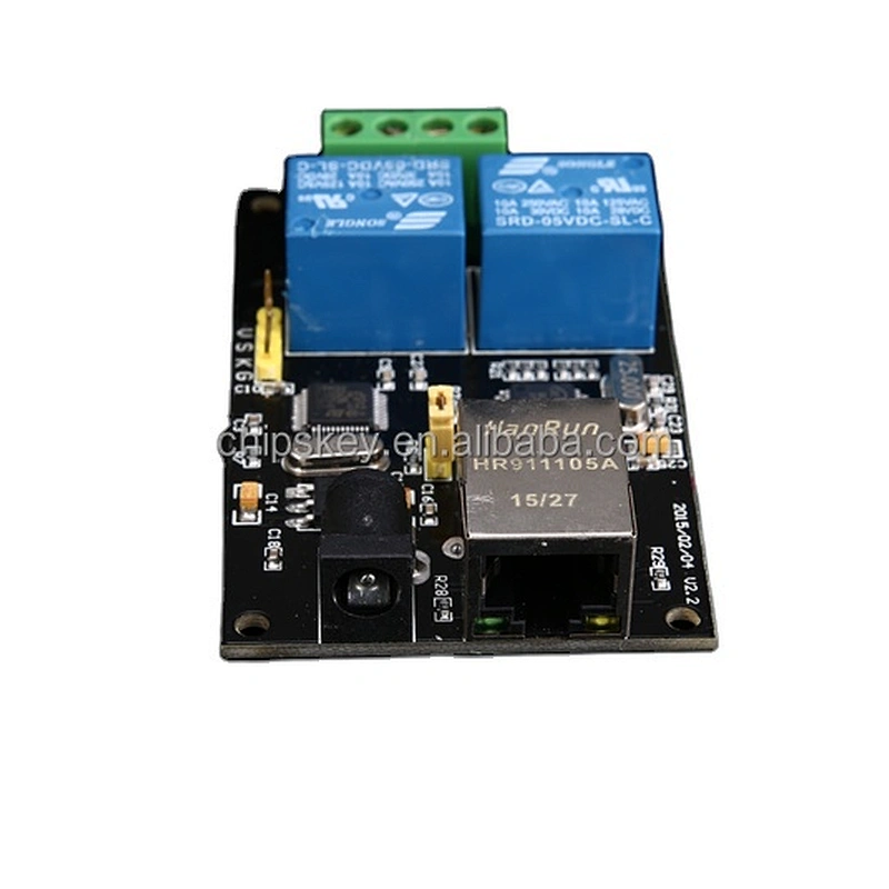 2-way relay network relay remote control smart home Ethernet IP relay normally open contact