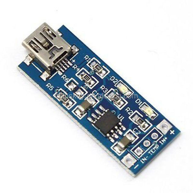 5V Mini USB 1A Lithium Battery Charging Board Charger Module IN 4V-8V