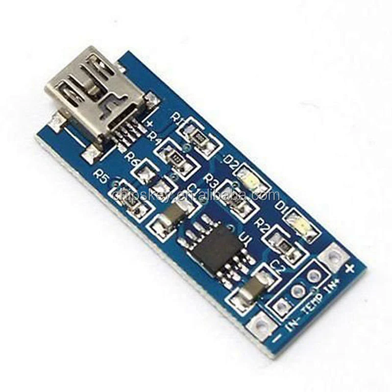 5V Mini USB 1A Lithium Battery Charging Board Charger Module IN 4V-8V