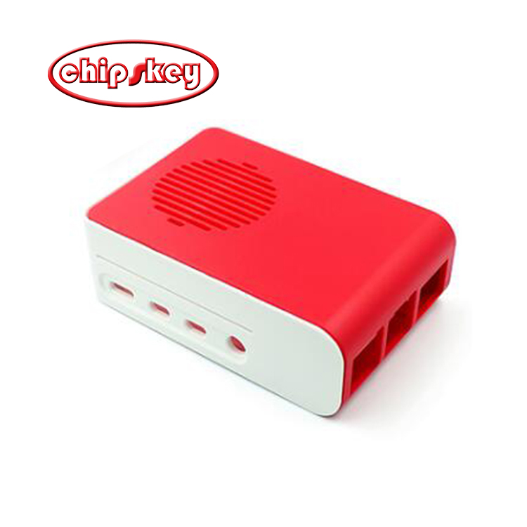 Red-White ABS Case for Raspberry PI 4B