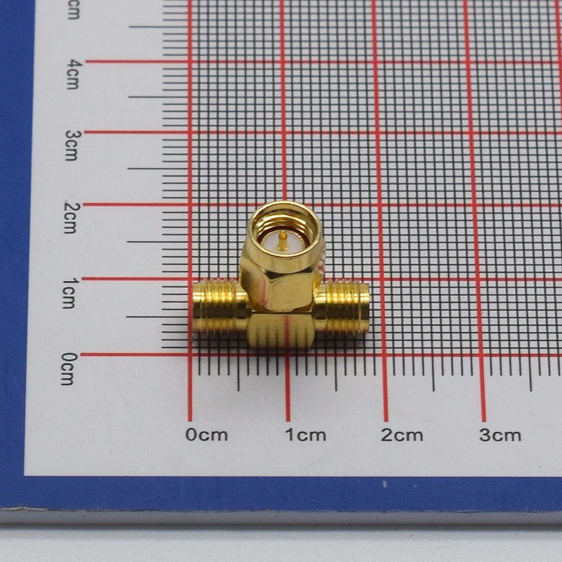 Splitter SMA-J Male Needle Inside  to 2 SMA-K Female Hole inside