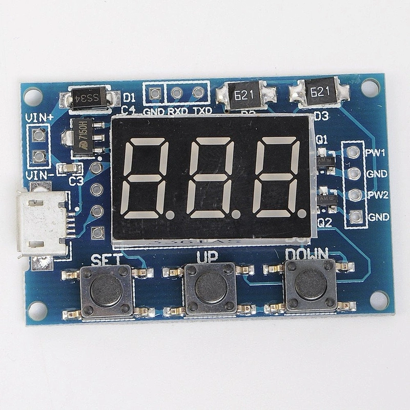 2 Channels PWM Signal Pulse Frequency Cuty Cycle Adjustable