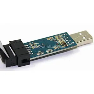 51 AVR MCU download cable USBASP burner usbisp download supports the Win7 USB download line