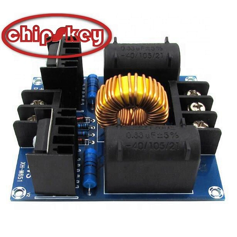 Chipskey XH-M651 12-30V 300W ZVS Coil Driver Genrator Board High Voltage Discharge Flyback Generate Module Long Arc 10A