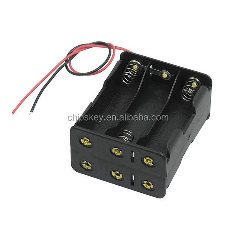 6AA 9V Battery Case